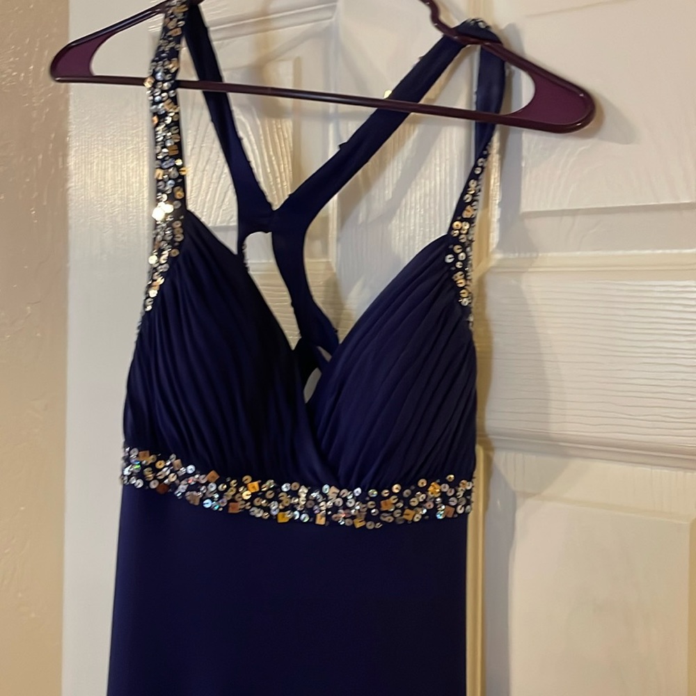 Royal blue prom dress